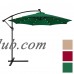 Best Choice Products 10ft Solar LED Patio Offset Umbrella   